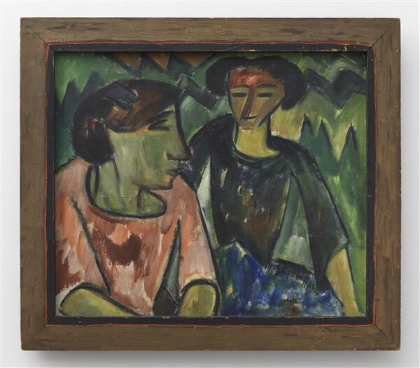 Women in Green', by Karl Schmidt-Rottluff | Kunstmuseum Den Haag