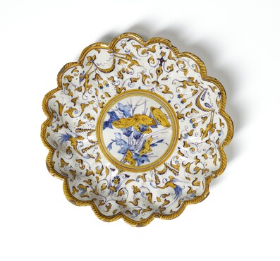 Crespina,  Delft of Haarlem, 1600-1700, tinglazuuraardewerk, diam. 26,4 cm, Terra Verde Collectie