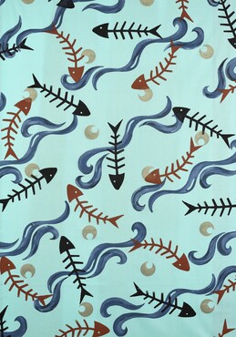 Cubic 3 Design (1981-1995), Textile Water, 1988