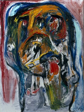 Asger Jorn, La rose féroce, 1961, olieverf op doek, 96,6 x 130 cm 
