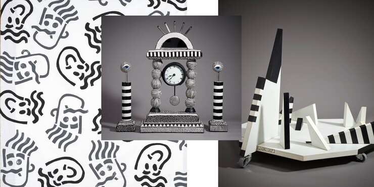 Cubic 3 Design (1981-1995), Stofstaal Bakker & Willemse (1986), Pendule Rêve blue (1990), Tafelstuk (1983)
