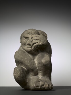 André Derain (1880‐1954) Das Paar (Het paar), 1907 Zandsteen, 38 x 23 x 24 cm Lehmbruck Museum, Duisburg. Fotografie: Erik en Petra Hesmerg.