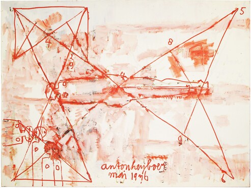 Anton Heyboer, Zonder titel, 1976, olieverf op doek, 150 x 200 cm, V.O.F. Heyboer Malomajo, courtesy Willem Baars Projects.