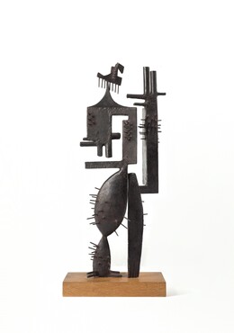 Julio González [1876-1942], Monsieur Cactus (L’Homme Cactus I), brons, afmetingen, hoogte 64,0 cm, breedte 27,0 cm, diepte 18,0 cm. Collectie Gemeentemuseum Den Haag