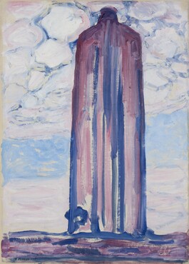 Piet Mondriaan (1872-1944) Lighthouse at Westkapelle with Clouds, 1908 Oil on canvas 71 x 52 cm  Gemeentemuseum Den Haag 