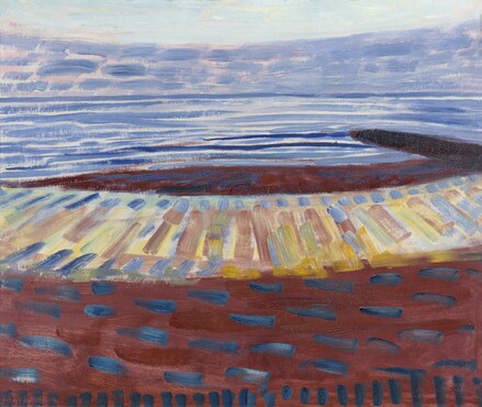 Piet Mondriaan (1872-1944) Sea after sunset, 1909 Oil on cardboard 62.5 x 74.5 cm  Gemeentemuseum Den Haag 