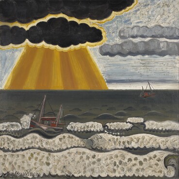 Jean Brusselmans, La Tempête (The Storm), 1936, oil on canvas, 147 x 147 cm, private collection