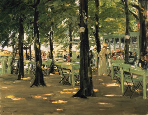 Max Liebermann (1847 - 1935), "De Oude Vink" Restaurant in Leiden, 1905, Olieverf op doek, 88 x 71 cm, Kunsthaus Zürich