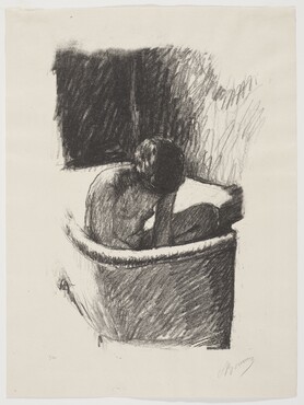 Pierre Bonnard [1867-1947] Le bain (Het bad), ca. 1925 litho Kunstmuseum Den Haag