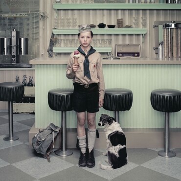 Erwin Olaf, Rain, The Ice Cream Parlour. 2004 © Erwin Olaf. Courtesy Hamiltons Gallery, London / Edwynn Houk Gallery, New York.