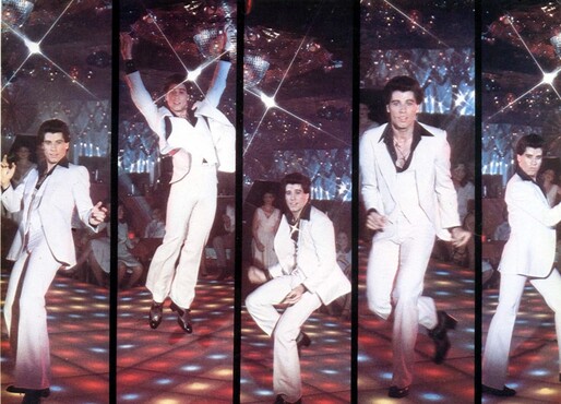 John Travolta in Saturday Night Fever, 1977 © Hollandse Hoogte