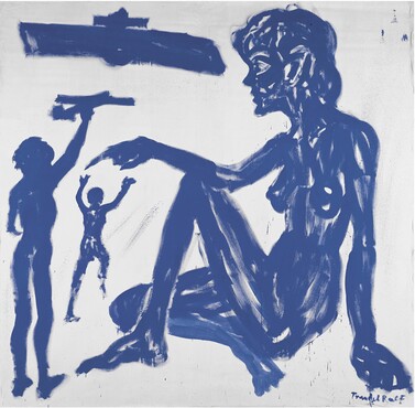 Traudel, 1976, dispersieverf op doek, 280 x 280 cm