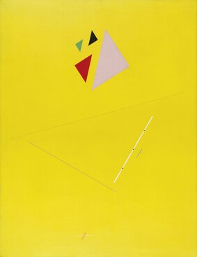Friedrich Vordemberge-Gildewart (1899-1962), K 133, 1942, oil on canvas, 145 x 110 cm, Museum Wiesbaden. © Vordemberge-Gildewart Foundation, Rapperswil / Schweiz