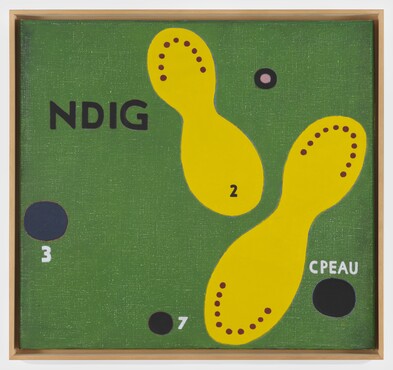 Lucassen, Chapeau contra chaos, 1998 – 2000, oil on canvas, 60 x 65 cm, private collection. Photo: Gert Jan van Rooij