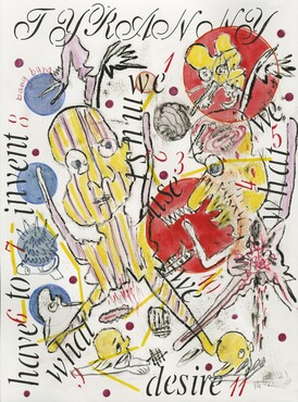 Nalini Malani, We must use what we have to Invent what we Desire, Exile - Dreams – Longing, (april 2020 – april 2021), Burger COLLECTION, Hong Kong