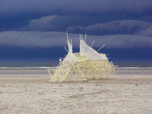 Theo Jansen, Animaris Percipiere Rectus, IJmuiden 2005. Foto: Loek van der Klis