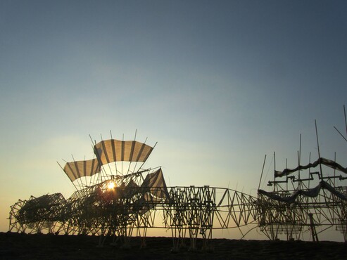 Sunset, Silent Beach (The Hague), 2013. Photo: Theo Jansen