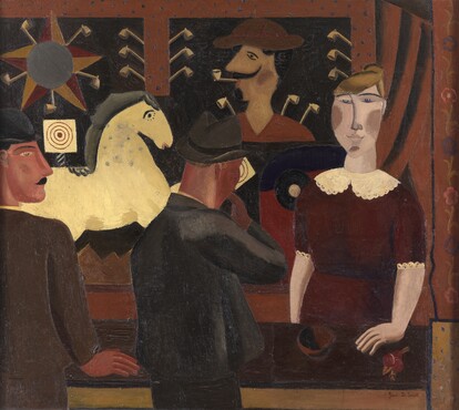 Gustave De Smet (1877-1943), De grote schietkraam, 1923, olieverf op doek, 134 x 155 cm, Groeningemuseum, Brugge