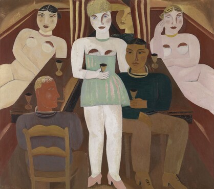 Gustave De Smet (1877-1943), Het goede huis, 1926, olieverf op doek, 120 x 135 cm, Museum voor Schone Kunsten, Gent