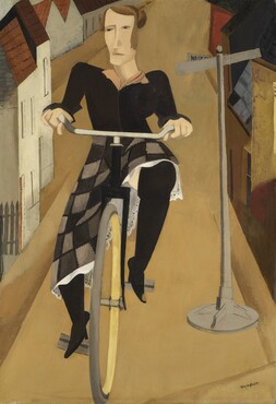 Hubert Malfait (1898-1971), The cyclist, 1927, oil on canvas, 120 x 82 cm, The Phoebus Foundation, Antwerp