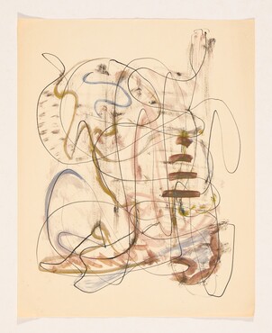 Marlow Moss, schets zonder titel, ongedateerd. Kunstmuseum Den Haag. Foto: Thijs ter Hart. 