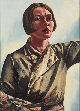 Charley Toorop - Zelfportret met palet (1932- 1933), Kunstmuseum Den Haag