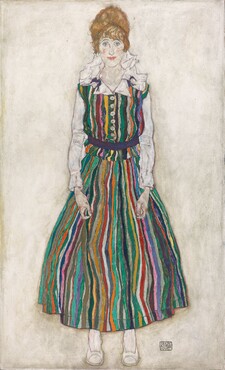 Egon Schiele, Portret van Edith (de vrouw van de kunstenaar), 1915, Kunstmuseum Den Haag