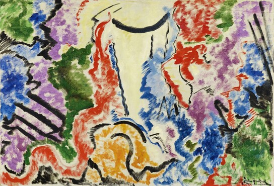 Jacoba van Heemskerck, Compositie, 1914, Kunstmuseum Den Haag - legaat Marie Tak van Poortvliet