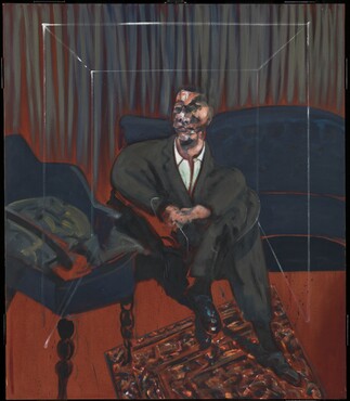 A Seated Figure, 1961, Francis Bacon. Tate, Purchased from Marlborough Fine Art Ltd., London by J. Sainsbury Ltd. for presentation to the Tate Gallery, 1961. © Estate of Francis Bacon c/o Pictoright Amsterdam, 2025. Photo: Tate.