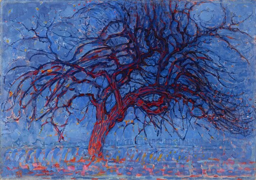 Piet Mondriaan, Avond; De rode boom, 1908-1910, Kunstmuseum Den haag