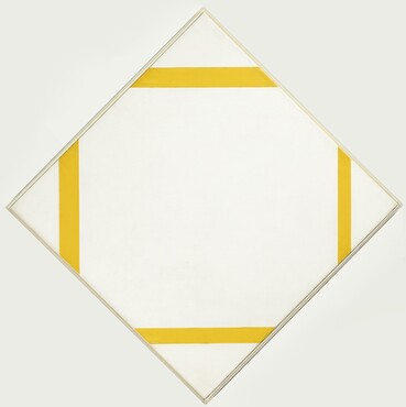 Piet Mondriaan, Compositie met gele lijnen, 1933, Kunstmuseum Den Haag - schenking door bewonderaars van de kunstnaar, op initiatief van Cherley Toorop