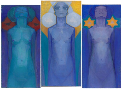 Piet Mondriaan, Evolutie, 1911, Kunstmuseum Den Haag – legaat Salomon B. Slijper