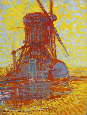 Piet Mondrian [1872-1944], Mill; Mill in sunlight, 1908, Oil on canvas, 114 x 87 cm, Kunstmuseum Den Haag