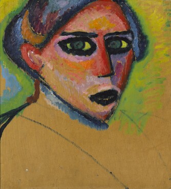 Alexej von Jawlensky [1864-1941], Head of a Woman, circa 1911