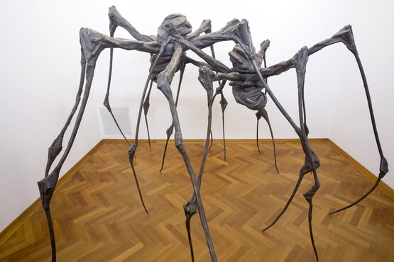 Louise Bourgeois (1911-2010) Spider Couple (Spinnenpaar), 2003 Brons en zilvernitraat Kunstmuseum Den Haag. Langdurig bruikleen. Courtesy Hauser & Wirth and Cheim & Read