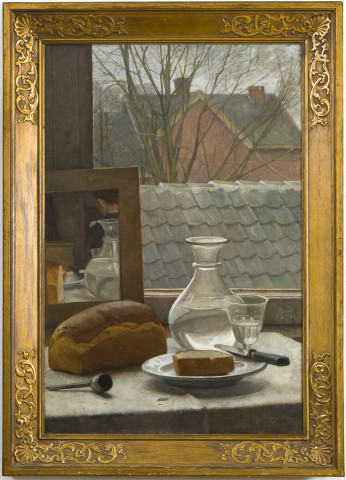 Piet Meiners (1857 - 1903) Les Buveurs d'eau, 1884 Olieverf op doek 74 x 49 cm Particuliere collectie