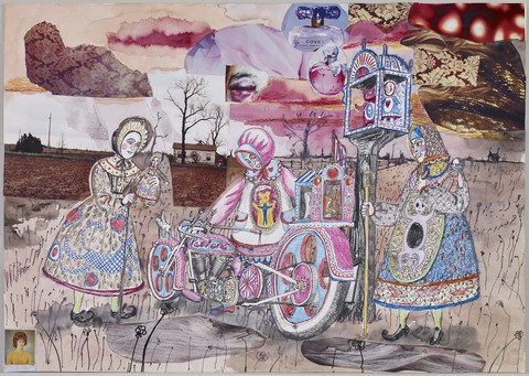 Grayson Perry, Stopping at a Roadside Shrine, 2010, Courtesy the artist and Victoria Miro