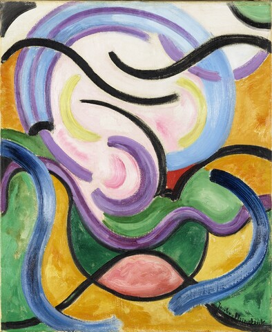 Jacoba van Heemskerck [1876-1923], Bild no. 84 (portret van een kind), 1918, olieverf op doek, Kunstmuseum Den Haag - legaat Marie Tak van Poortvliet 